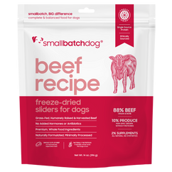 Freeze-Dried Raw Beef Sliders - 14 oz - Dog Food