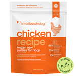 Frozen Raw Chicken Patties for Dogs