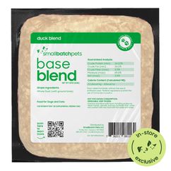 Frozen Raw Duck Base Blend - Dog Food