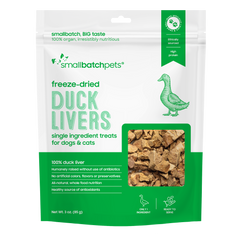 Freeze-Dried Duck Liver Treats - 3 oz - Treats