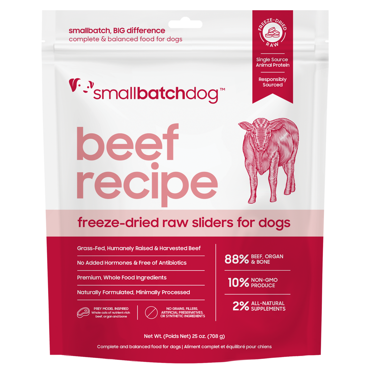 Freeze-Dried Raw Beef Sliders