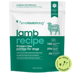 Frozen Raw Lamb Patties for Dogs