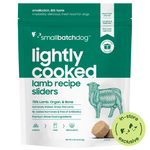 Lightly Cooked Lamb Sliders for Dogs