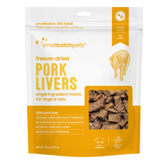 Freeze-Dried Pork Liver Treats - 3.5 oz - Treats