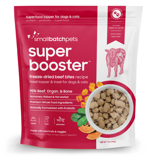 Freeze-Dried Beef Super Boosters - 7 oz - Meal Topper & Treat