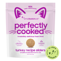 Perfectly Cooked Turkey Sliders for Cats - Cat Food