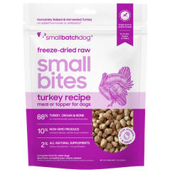 Freeze-Dried Raw Turkey Small Bites - Dog Food