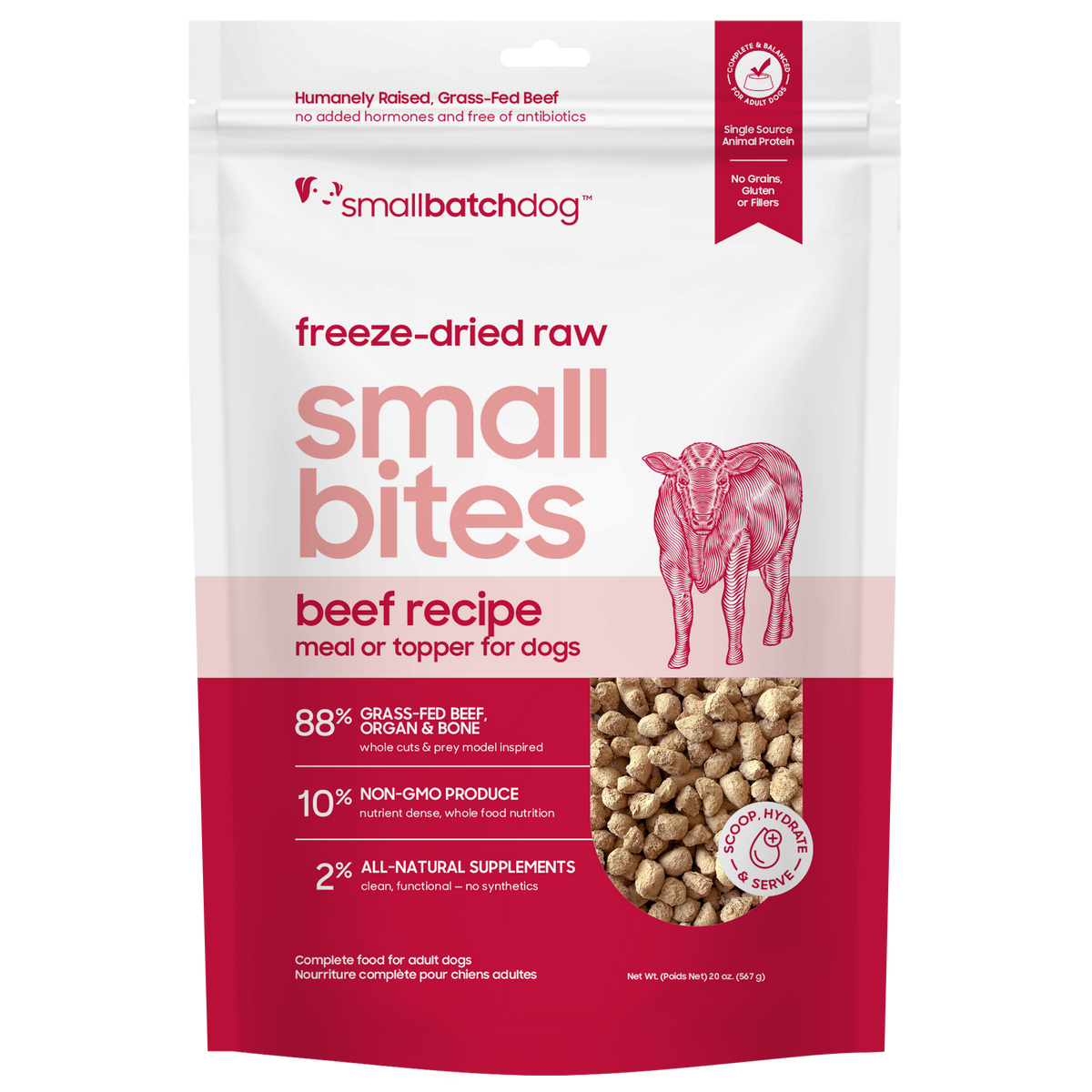 Freeze-Dried Raw Beef Small Bites