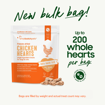 Freeze-Dried Chicken Heart Treats