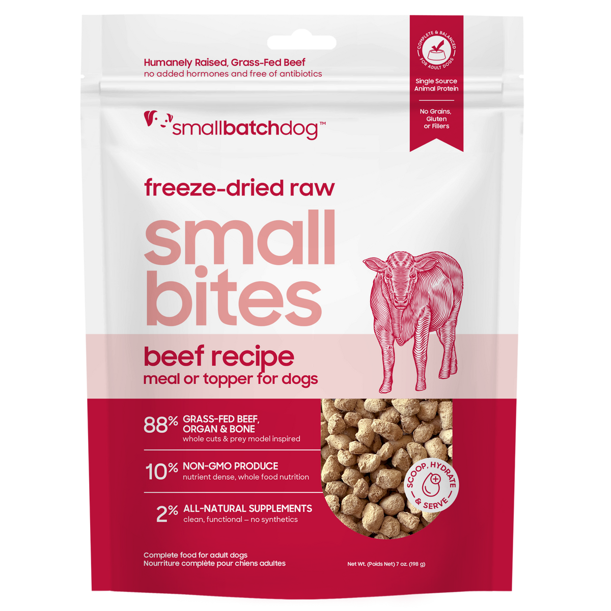 Freeze-Dried Raw Beef Small Bites