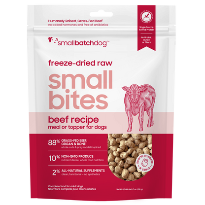 Freeze-Dried Raw Beef Small Bites