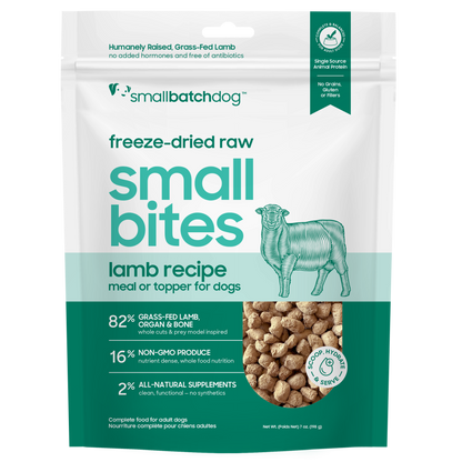 Freeze-Dried Raw Lamb Small Bites