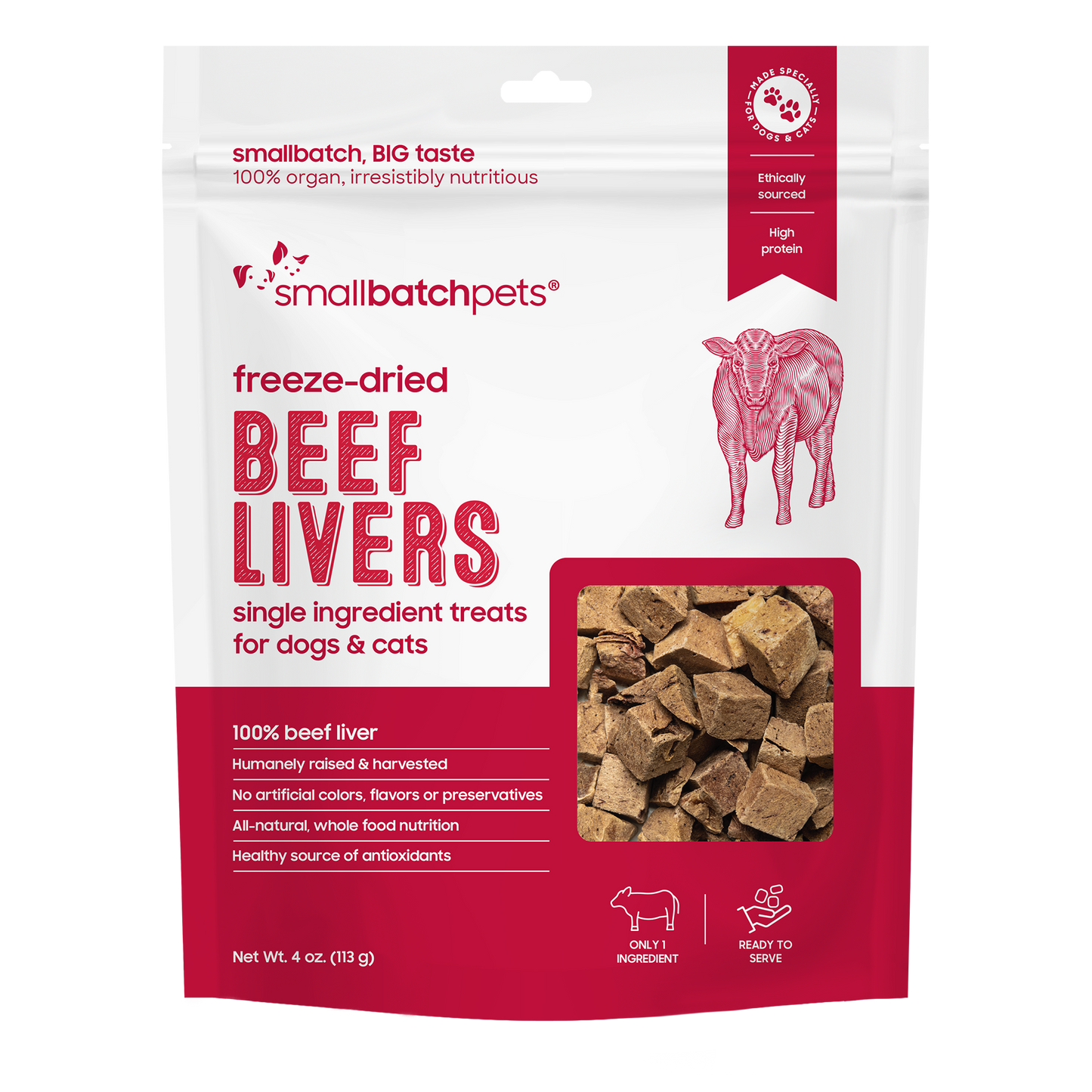 Freeze-Dried Beef Liver Treats - Treats
