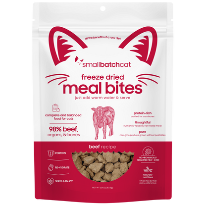 Freeze-Dried Beef Meal Bites Cat - Cat Food
