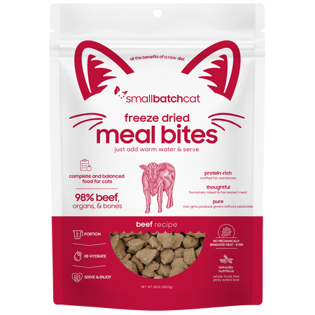 Freeze Dried Beef Meal Bites Cat