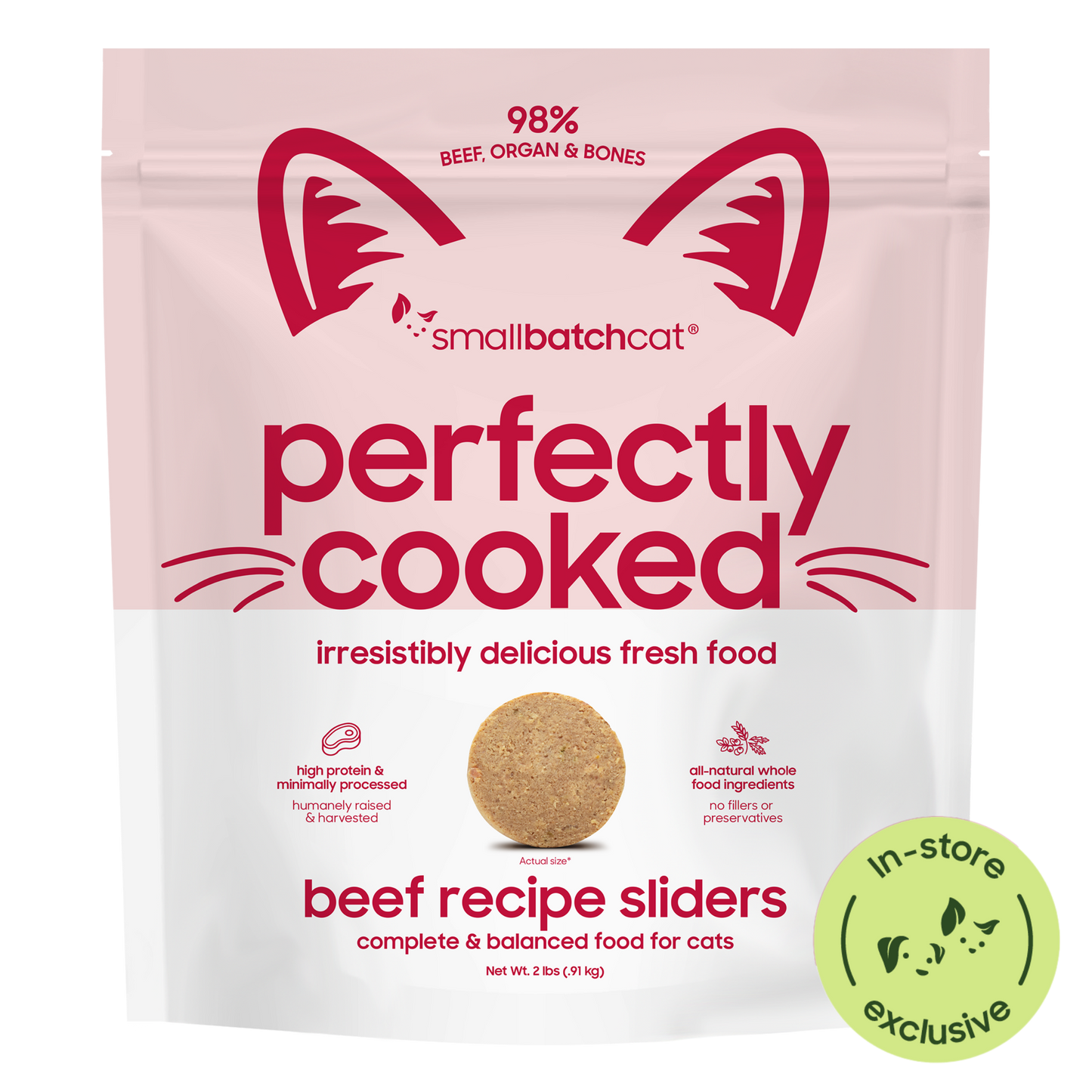 Perfectly Cooked Beef Sliders for Cats - Cat Food