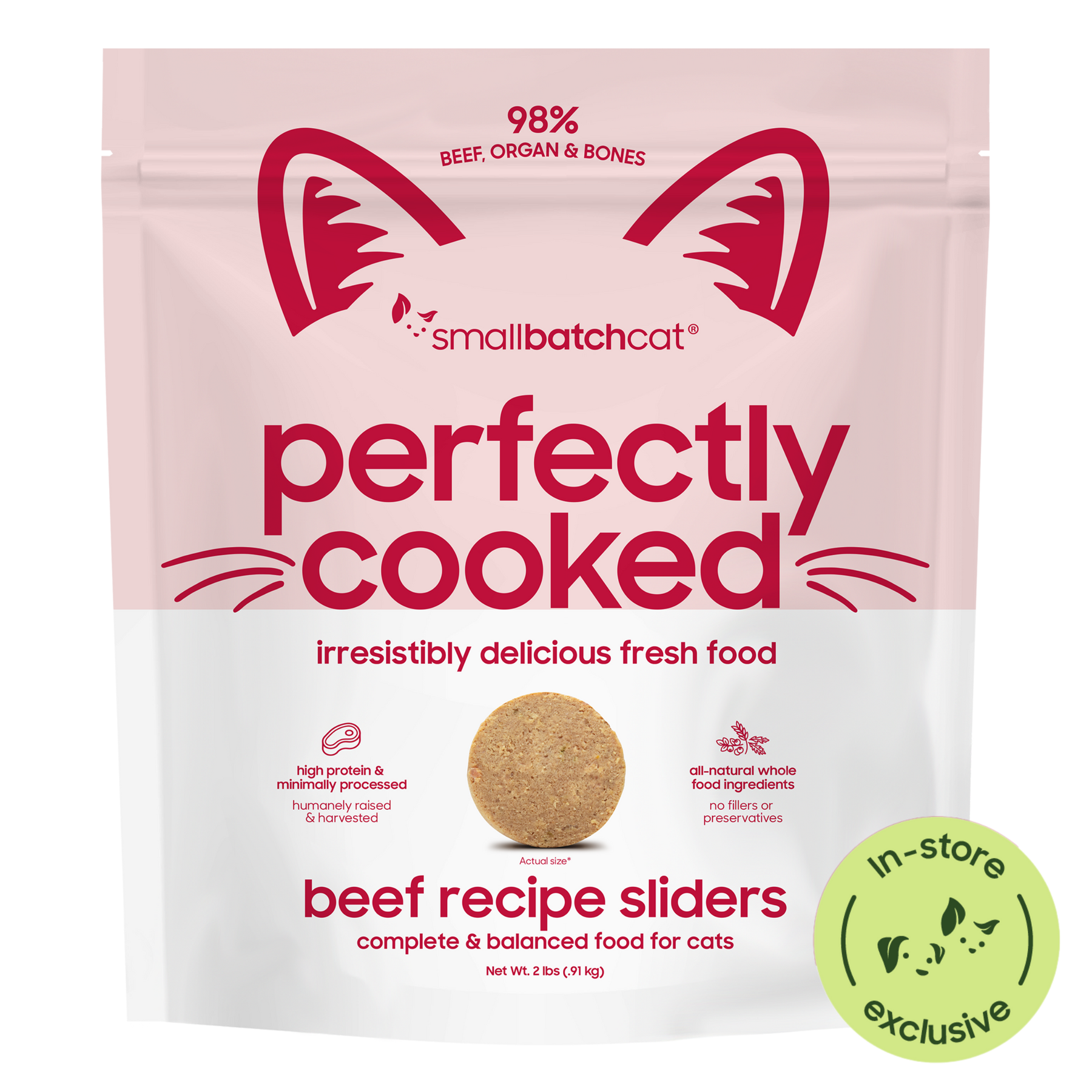 Perfectly Cooked Beef Sliders for Cats - Cat Food