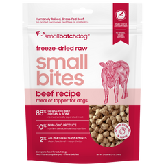 Freeze-Dried Raw Beef Small Bites - 7 oz - Dog Food & Meal Topper