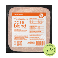 Frozen Raw Chicken Base Blend - Dog Food