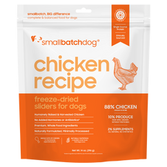 Freeze-Dried Raw Chicken Sliders - 14 oz - Dog Food