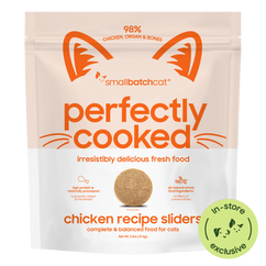Perfectly Cooked Chicken Sliders for Cats - Cat Food