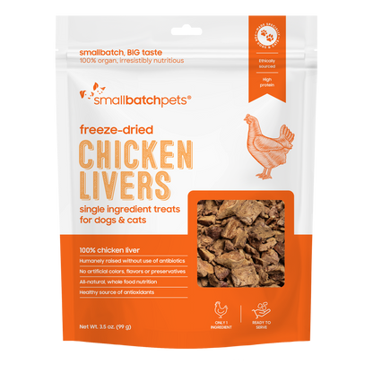 Freeze-Dried Chicken Liver Treats - 3.5 oz - Treats