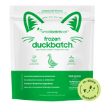 Frozen Raw Duck Sliders for Cats