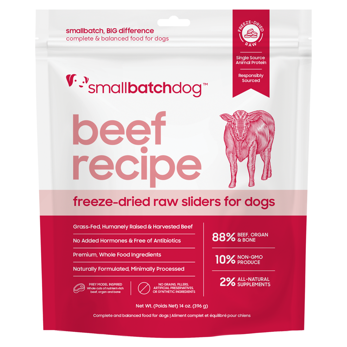 Freeze-Dried Raw Beef Sliders