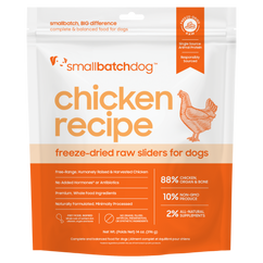 Freeze-Dried Raw Chicken Sliders