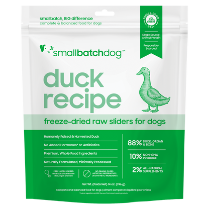 Freeze-Dried Raw Duck Sliders