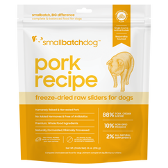 Freeze-Dried Raw Pork Sliders - Dog Food