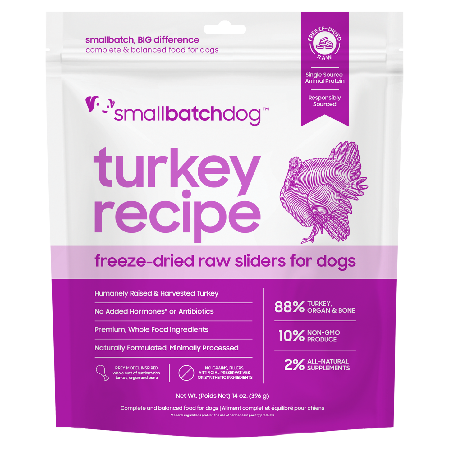 Freeze-Dried Raw Turkey Sliders