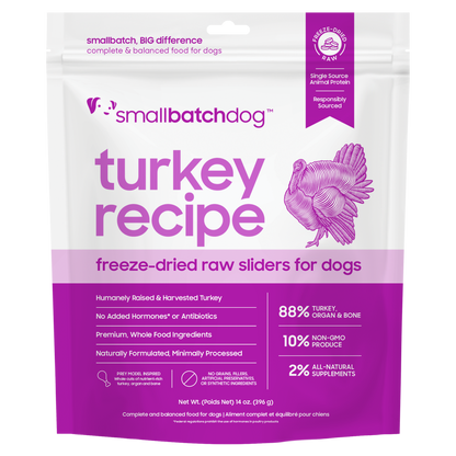 Freeze-Dried Raw Turkey Sliders