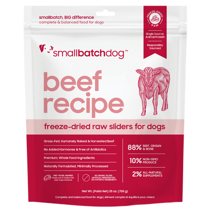 Freeze-Dried Raw Beef Sliders