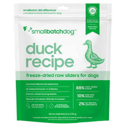 Freeze-Dried Raw Duck Sliders