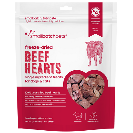Freeze Dried Beef Heart Treats