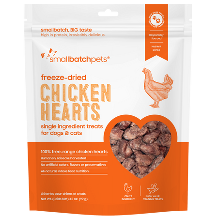 Freeze Dried Chicken Heart Treats