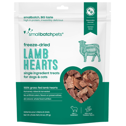 Freeze-Dried Lamb Heart Treats