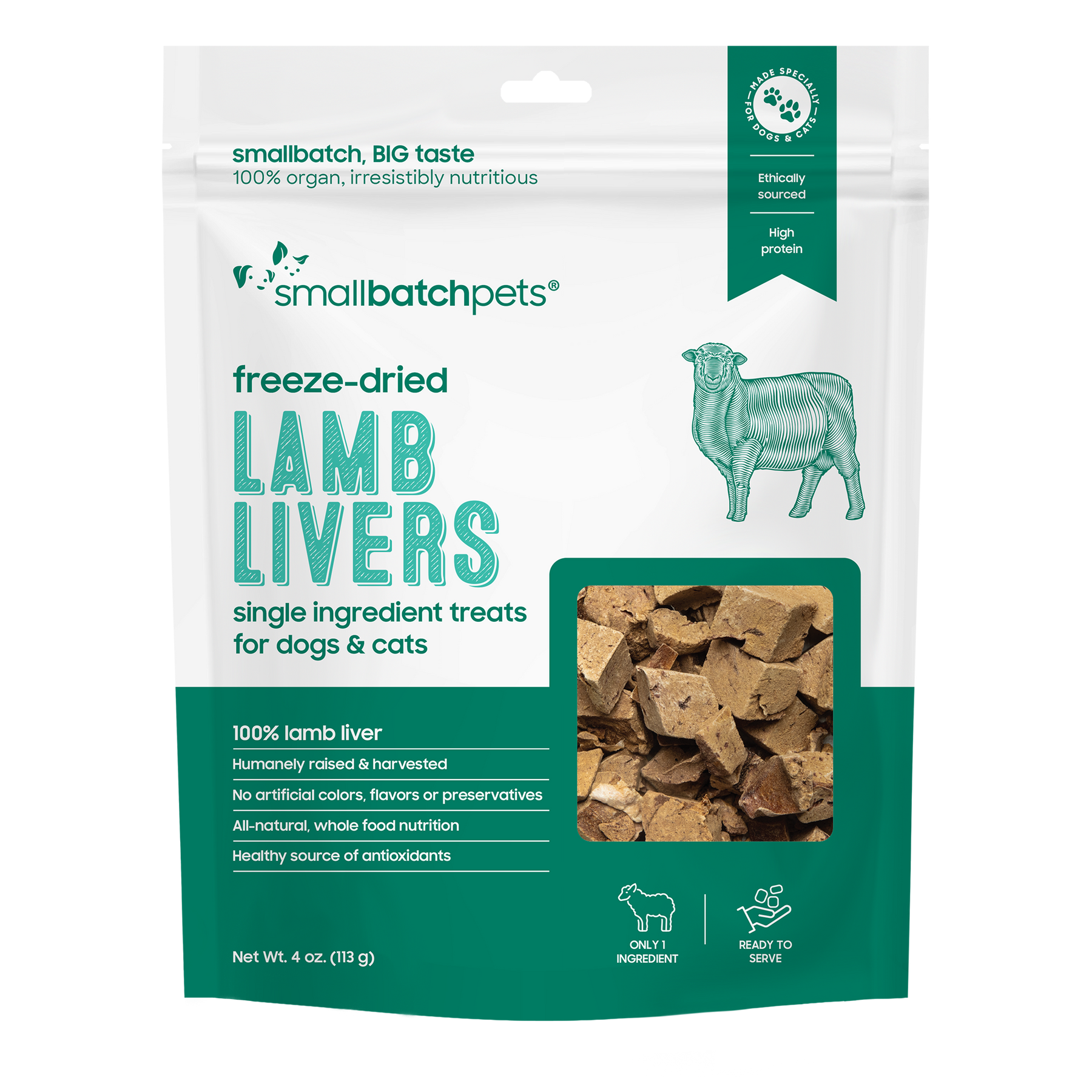 Freeze-Dried Lamb Liver Treats - Treats