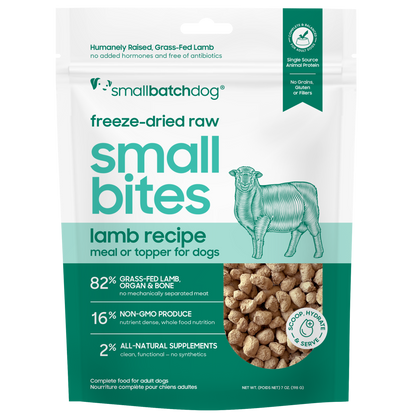 Freeze-Dried Raw Lamb Small Bites - Dog Food