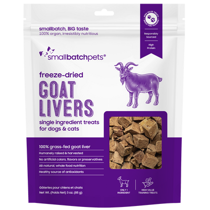 Goat Liver Treats Package with a transparent background.