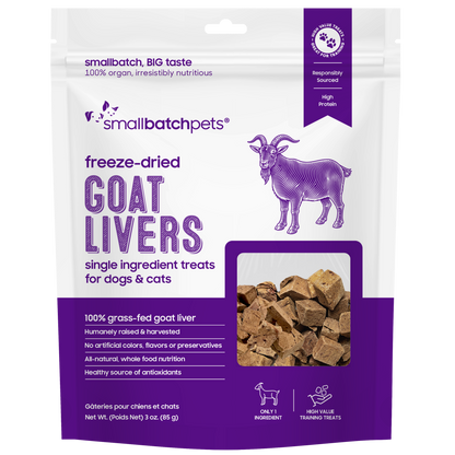 Freeze-Dried Goat Liver Treats