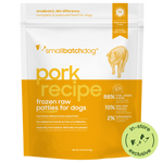 Frozen Raw Pork Patties for Dogs