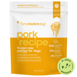 Frozen Raw Pork Patties for Dogs