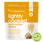 Lightly Cooked Pork Sliders for Dogs