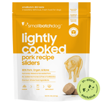 Lightly Cooked Pork Sliders for Dogs