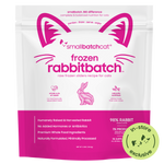 Frozen Raw Rabbit Sliders for Cats