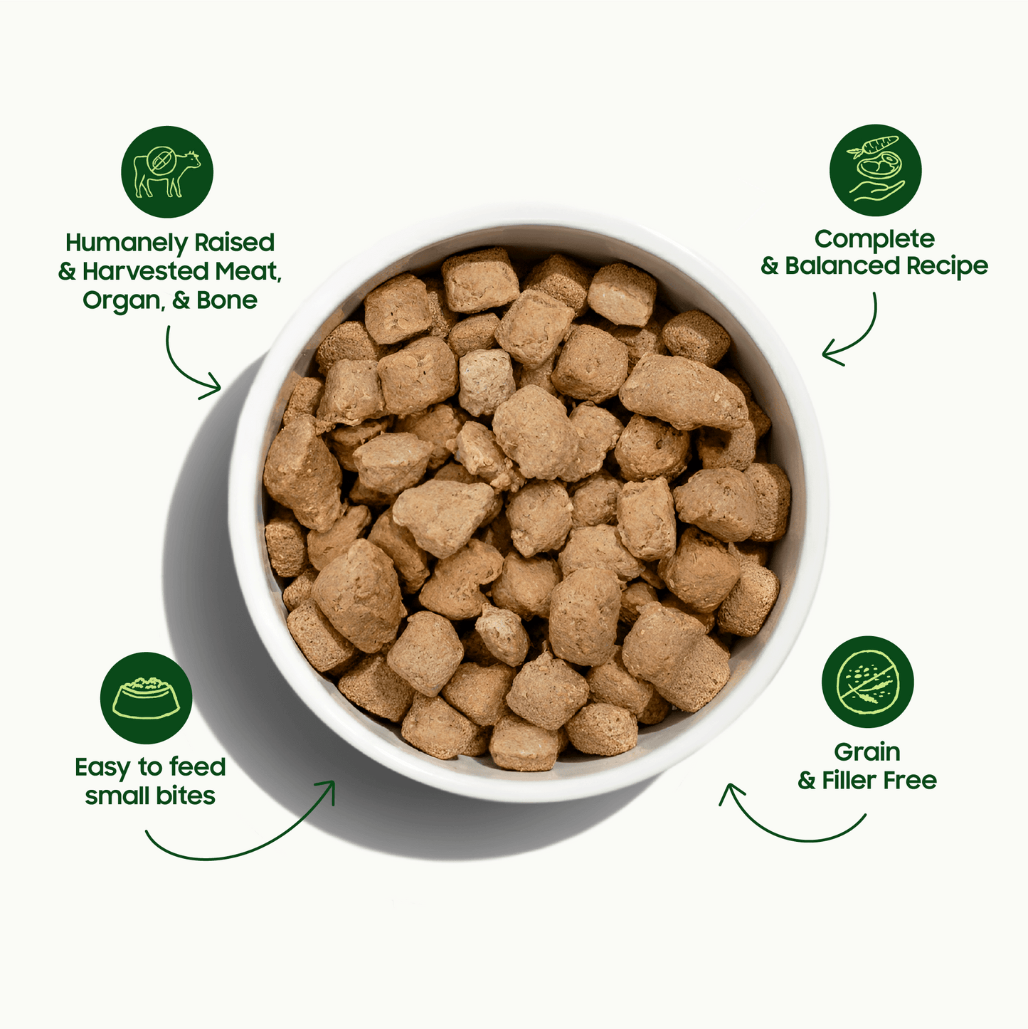 Freeze-Dried Beef Meal Bites Cat - 10 oz - Cat Food