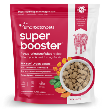 Freeze-Dried Beef Super Boosters - 7 oz - Meal Topper & Treat