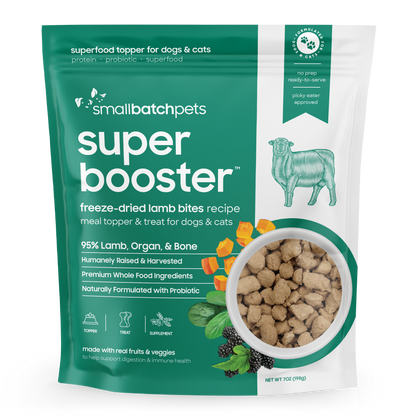 Freeze-Dried Lamb Super Boosters - 7 oz - Meal Topper & Treat